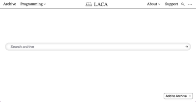 archive item metadata sidebar